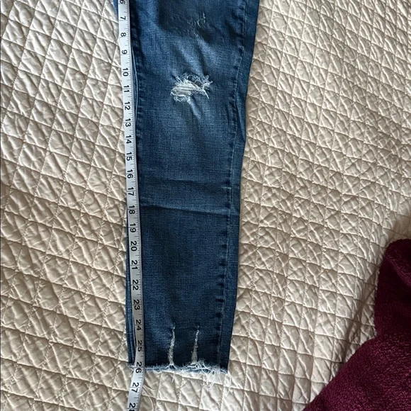 pistola Dark Indigo Distressed Skinny Jeans - Picture 5 of 5
